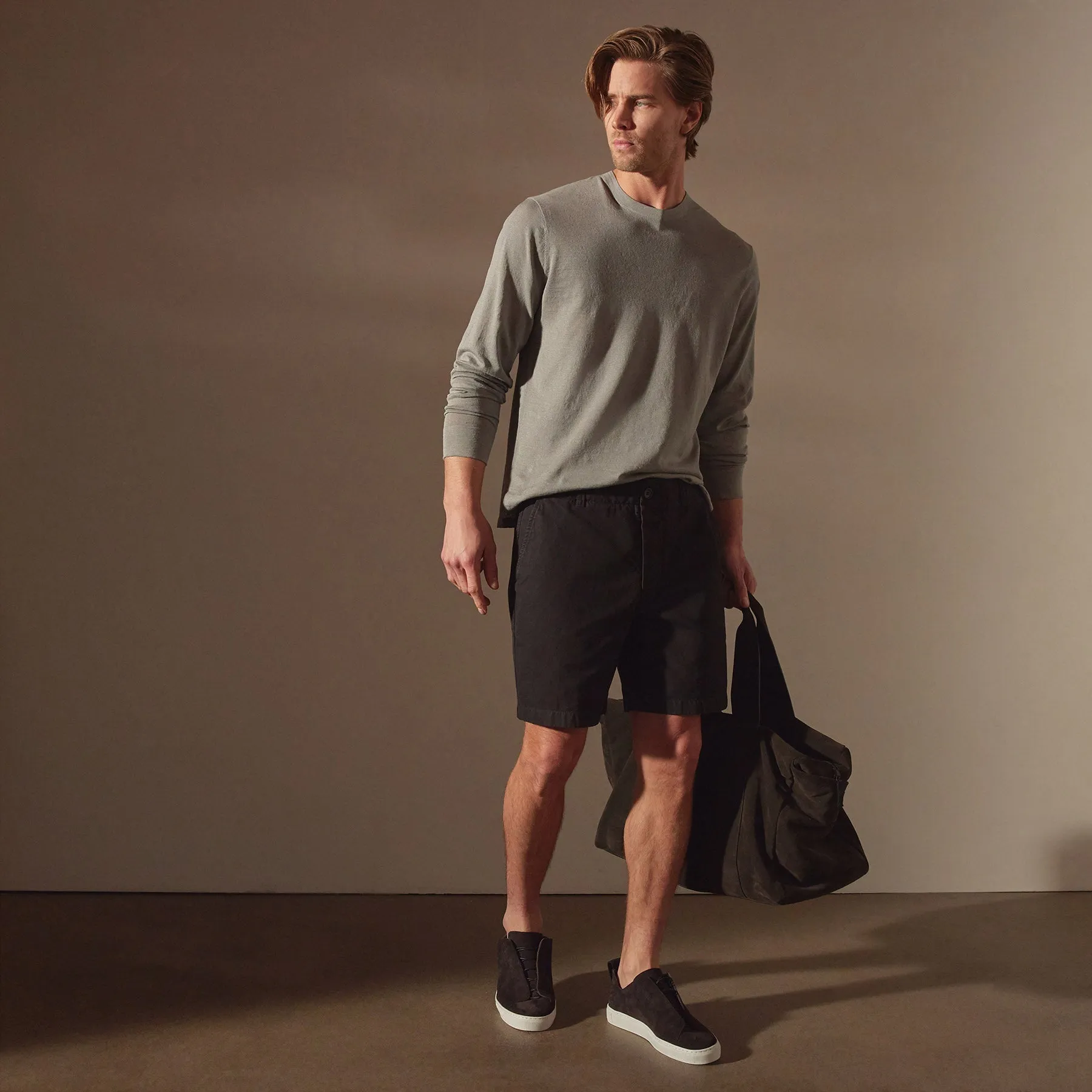 Relaxed Fit Work Short - Black