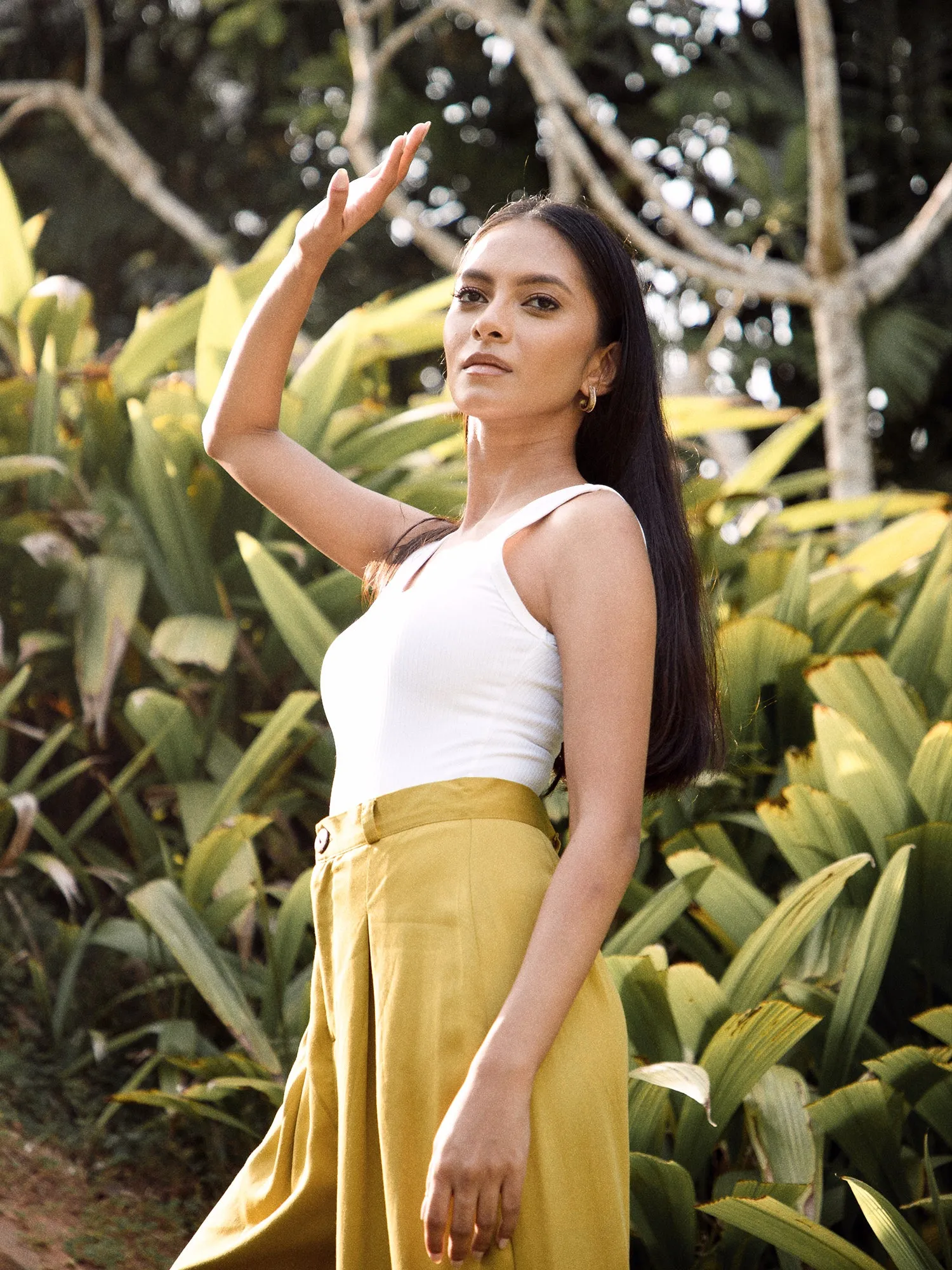 Round Neck Ribbed Bodysuit