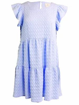 Ruffle Tier Dress by Simply Southern - Blue
