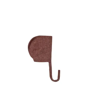 SALE - QUINCY MAE KNIT BONNET || HEATHERED PLUM