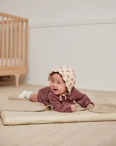 SALE - QUINCY MAE WOVEN RUFFLE BONNET || FIG FLORA