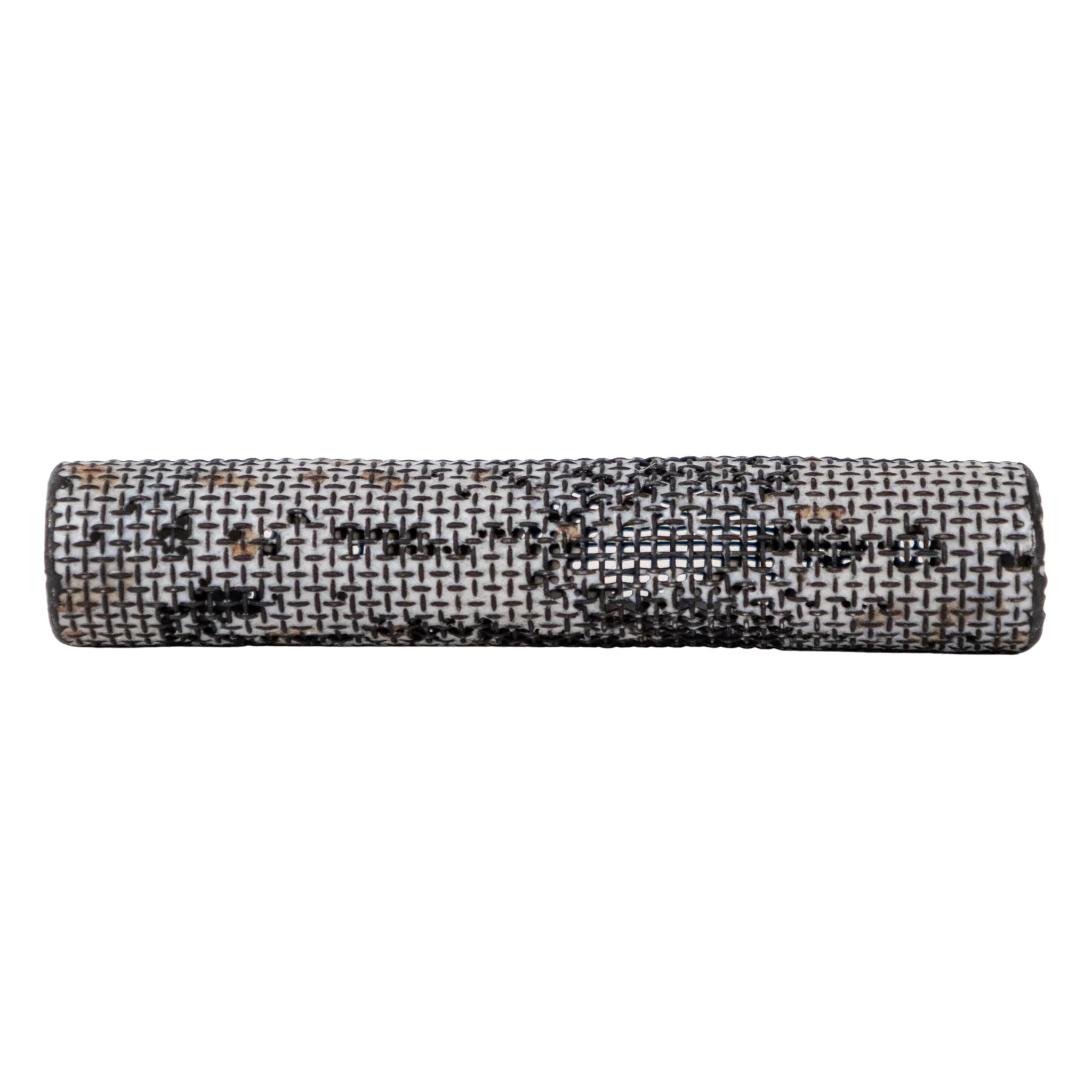 Sandra Salaices Cylinder Brooch with Rust Speckles
