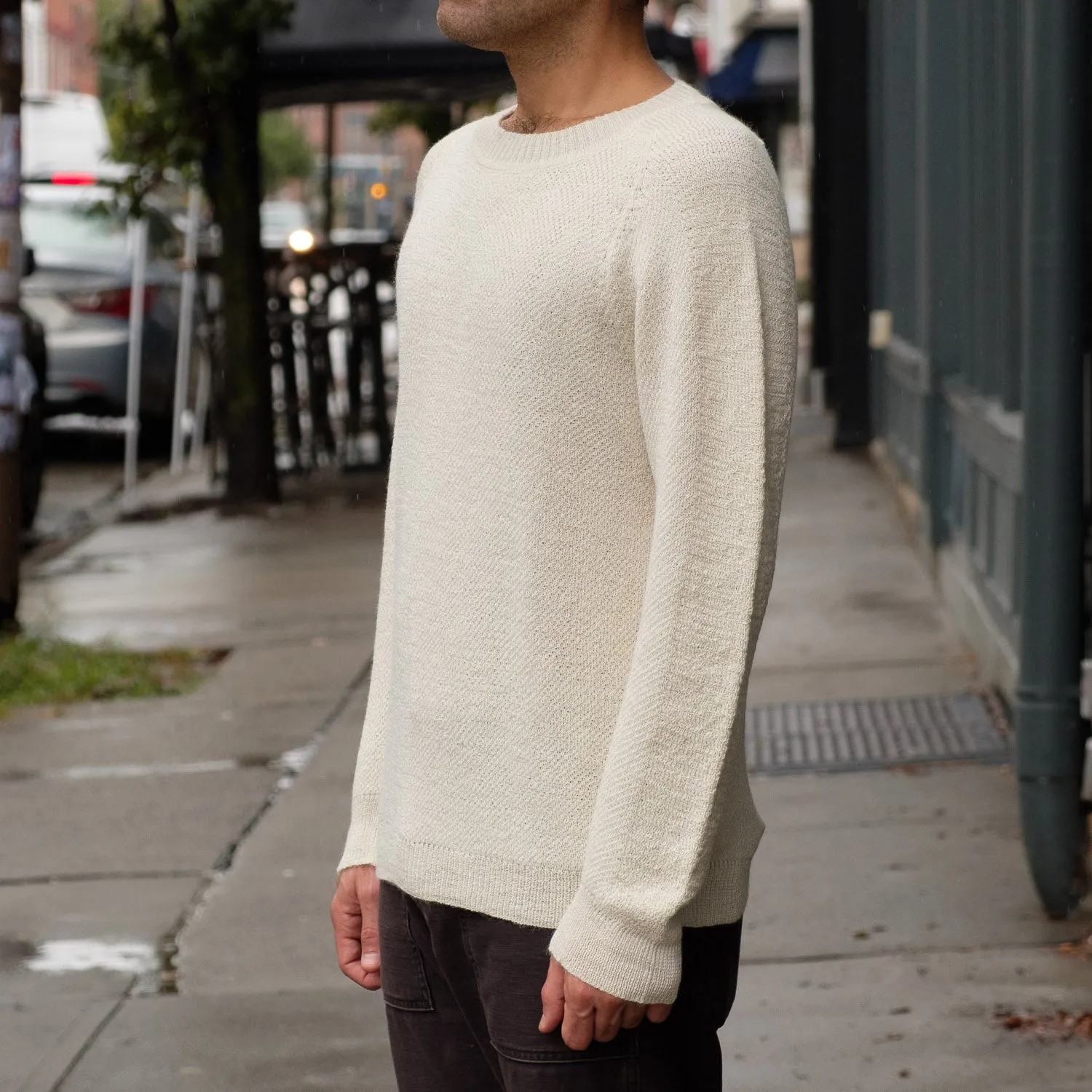 Santi Alpaca Sweater in White