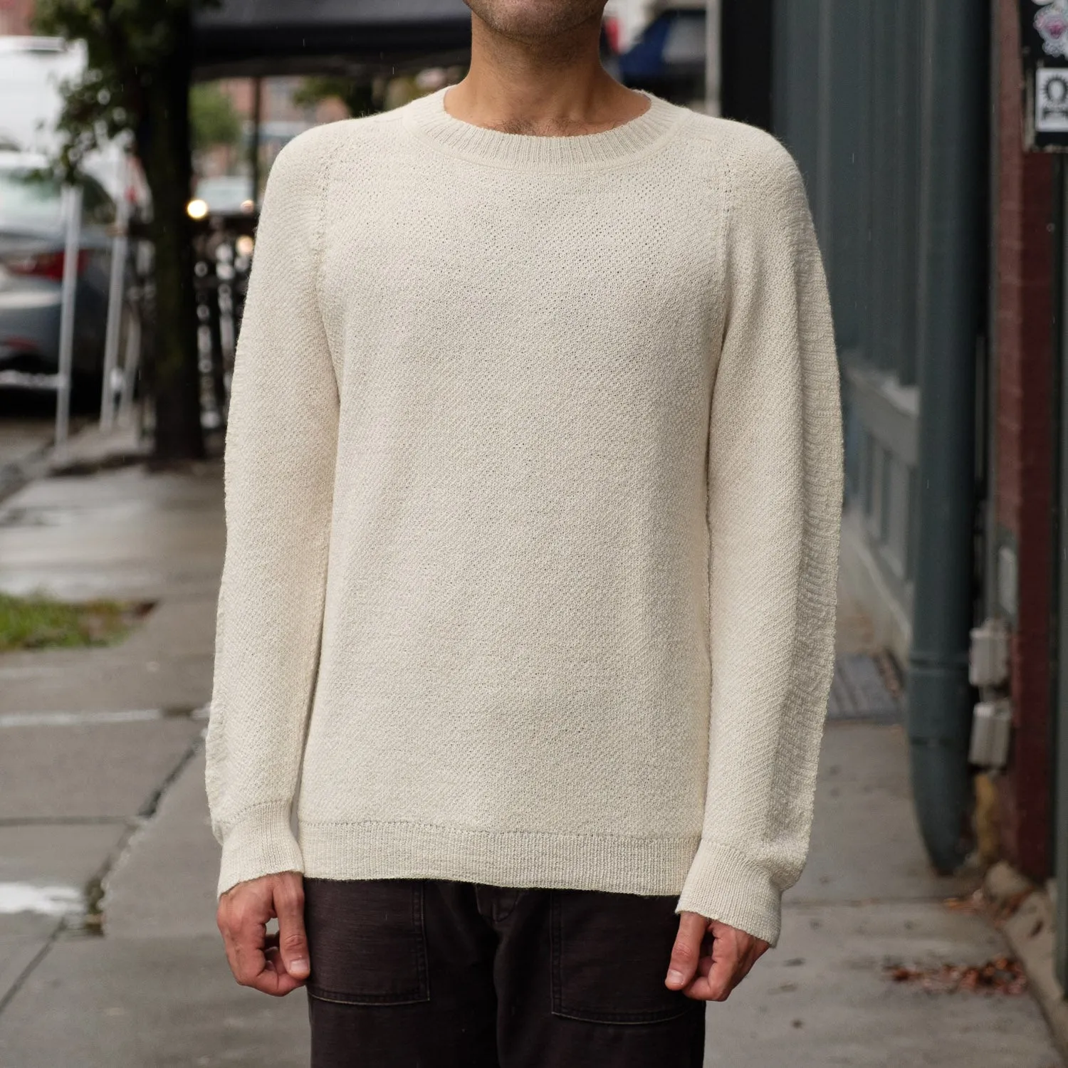 Santi Alpaca Sweater in White