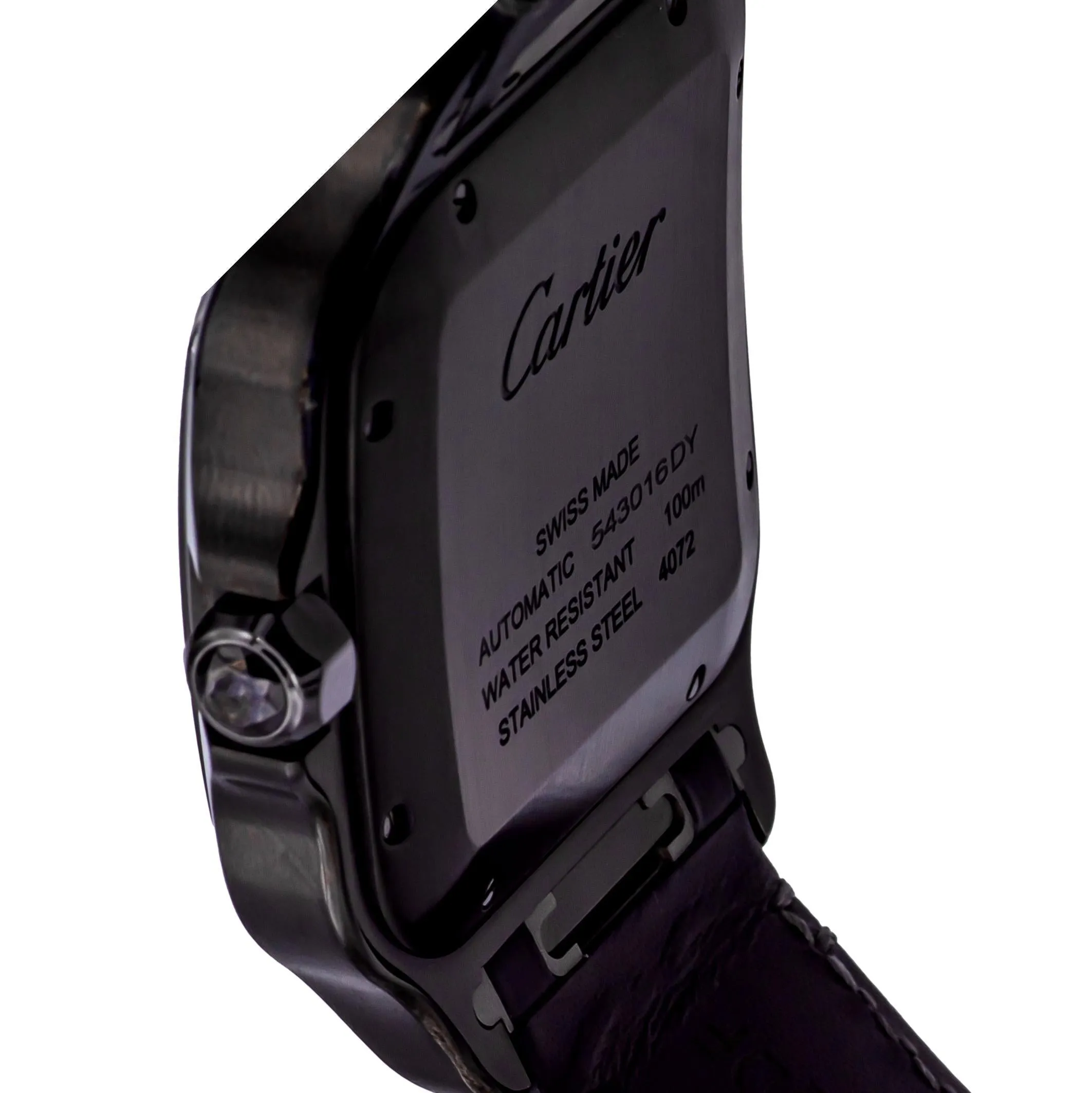 Santos de Cartier Watch – Large Model, Automatic, Steel & ADLC WSSA0039