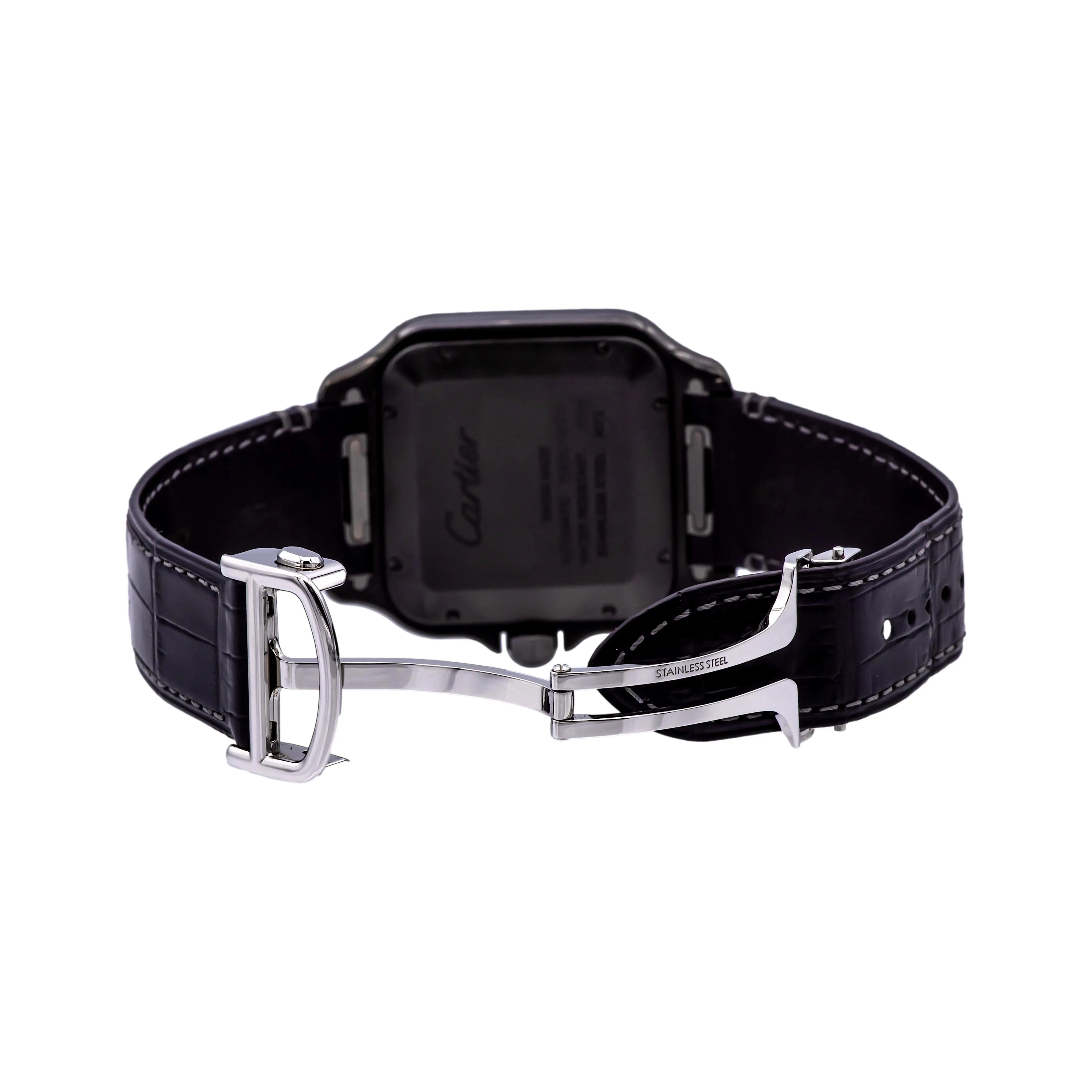 Santos de Cartier Watch – Large Model, Automatic, Steel & ADLC WSSA0039