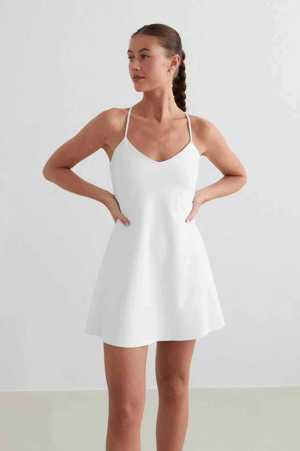 Sense Strap Dress | White