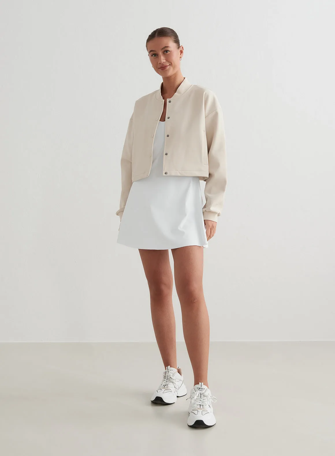 Sense Strap Dress | White