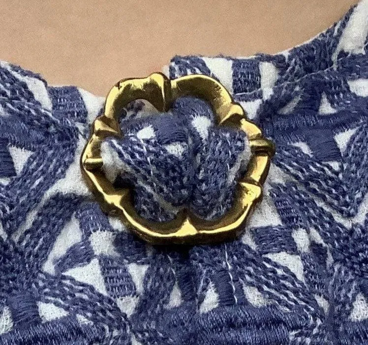 Sexfoil Medieval Brooch