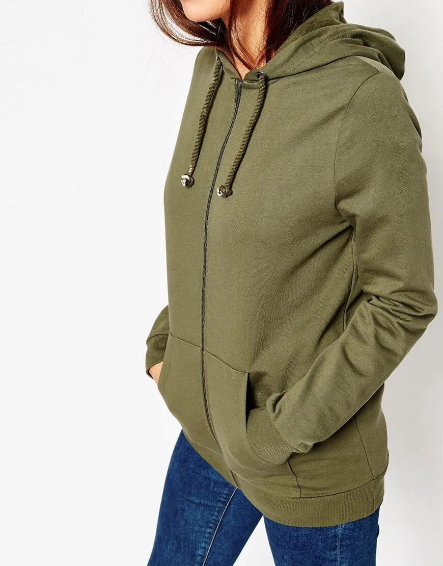 Short Sleeved Hoodie With Step Hem