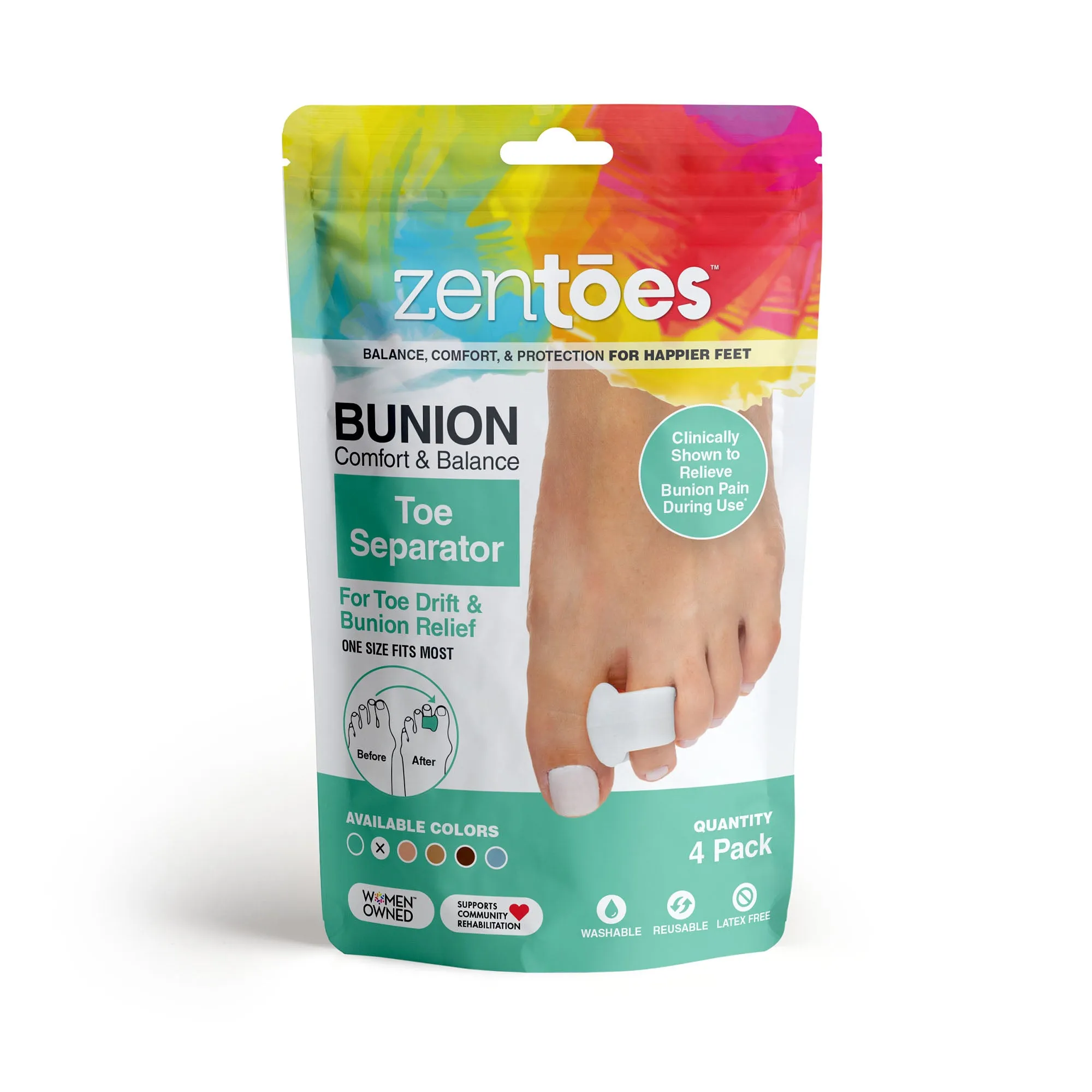 Single Loop Gel Toe Corrector for Bunions