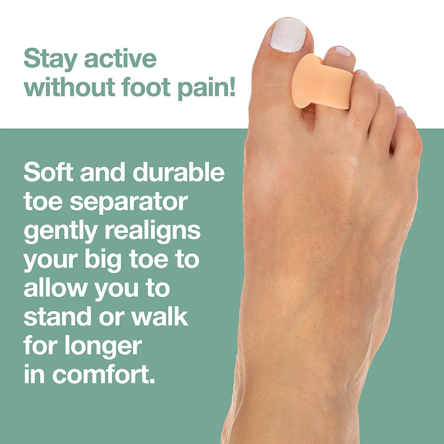Single Loop Gel Toe Corrector for Bunions