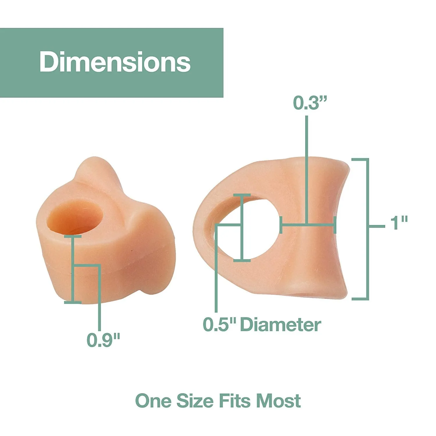 Single Loop Gel Toe Corrector for Bunions