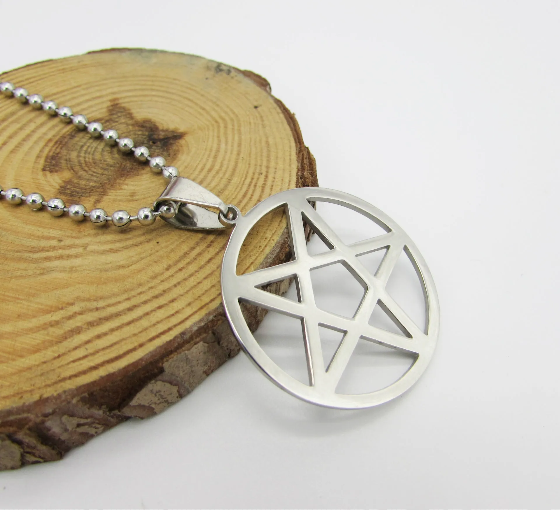 SISSLIA Custom Stainless Steel Five-pointed Star Personality Necklace Jewelry For Women