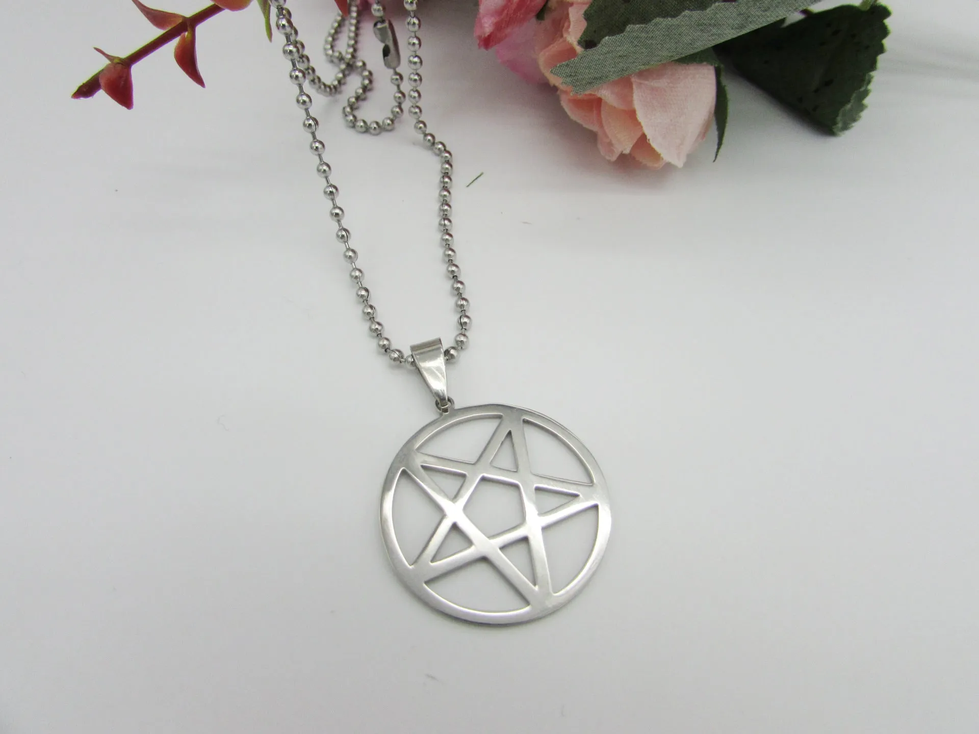 SISSLIA Custom Stainless Steel Five-pointed Star Personality Necklace Jewelry For Women