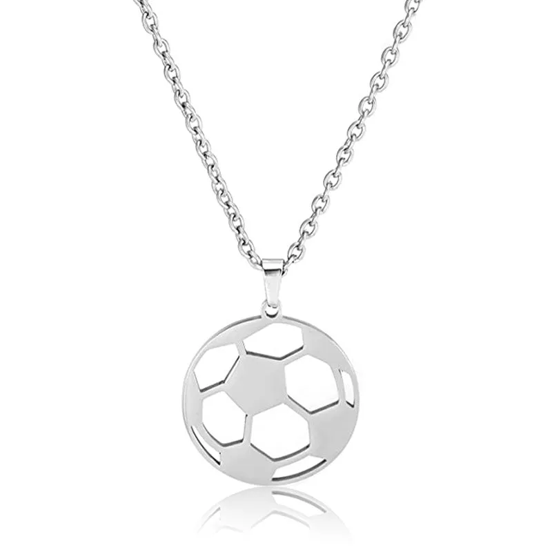 SISSLIA Personalized Customized Sports Name Pendant Necklace Basketball Text Nameplate Girlfriend