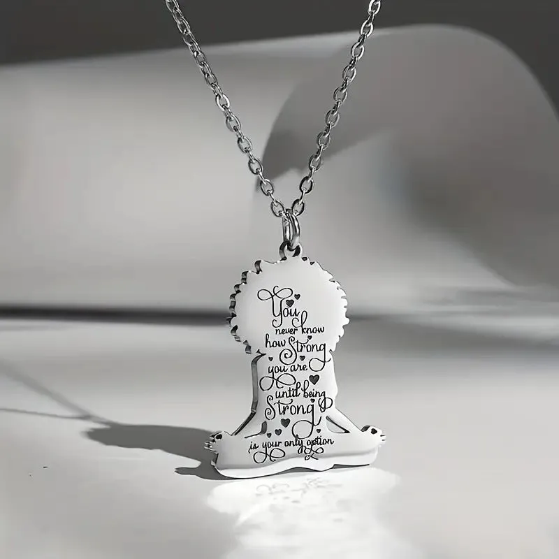 Sisslia Silver Plated Link Chain Stainless Steel Pendant Necklace For Men