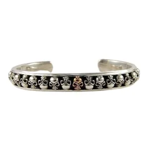 Skull Sterling Silver Cuff