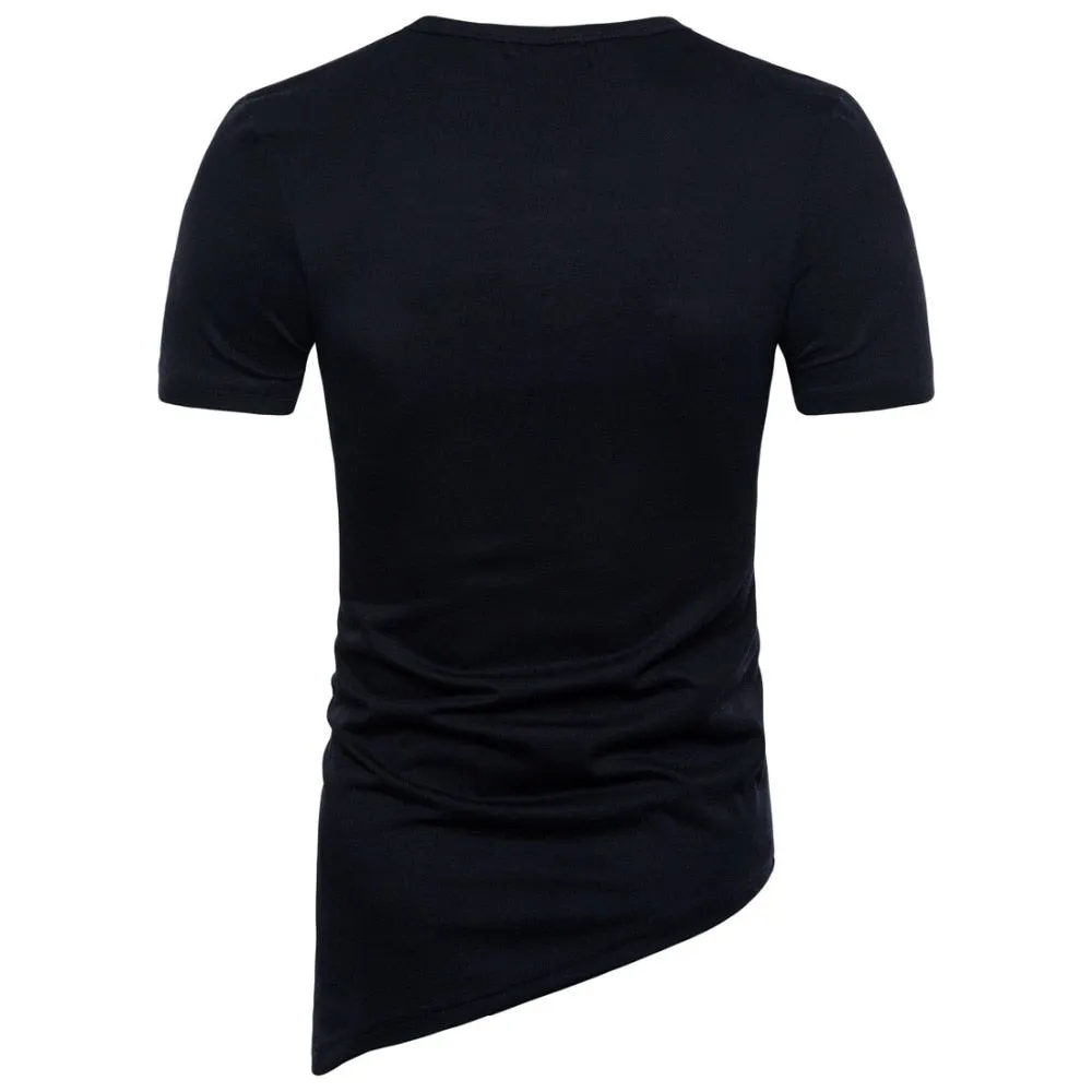 Slim fit street-punk style men's t-shirt