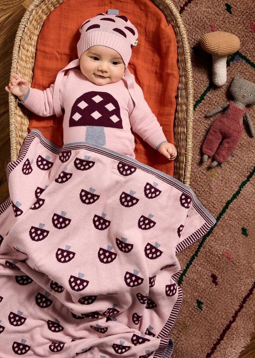 Sorrel & Pippin Set - Dusty Pink Playsuit & Hat Set
