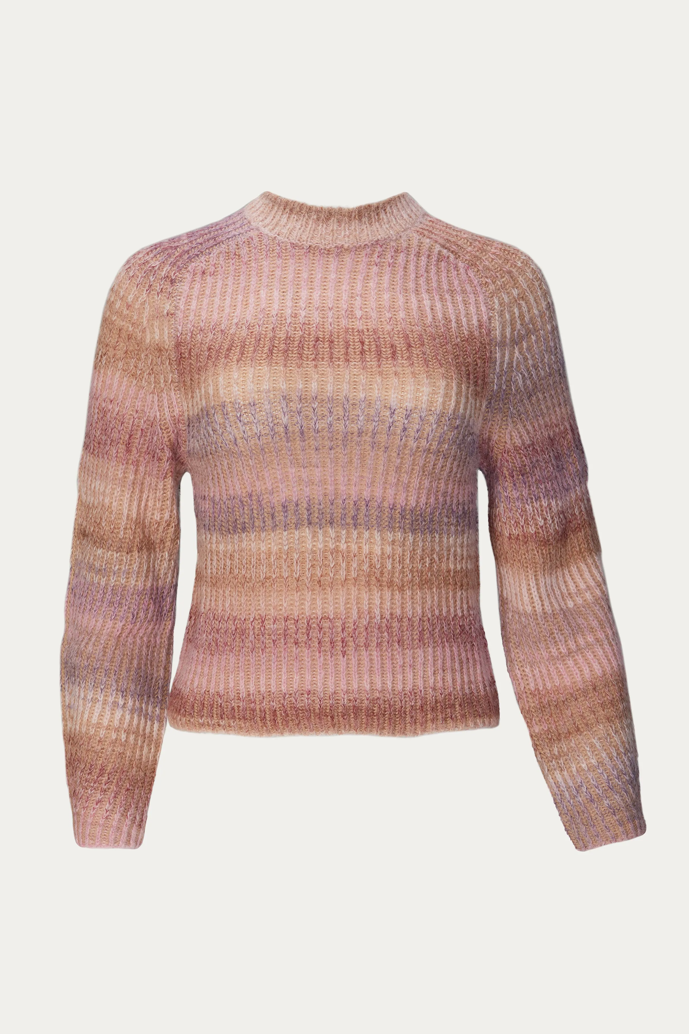 SPACE-DYE WOOL-BLEND CREWNECK SWEATER