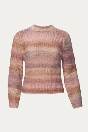 SPACE-DYE WOOL-BLEND CREWNECK SWEATER