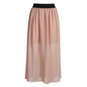 Spring Autumn Women Skirt Clothes Brief Solid Color Velvet Fashion High Waist Elegant LongSkirt Female Fashion Casual Skirts