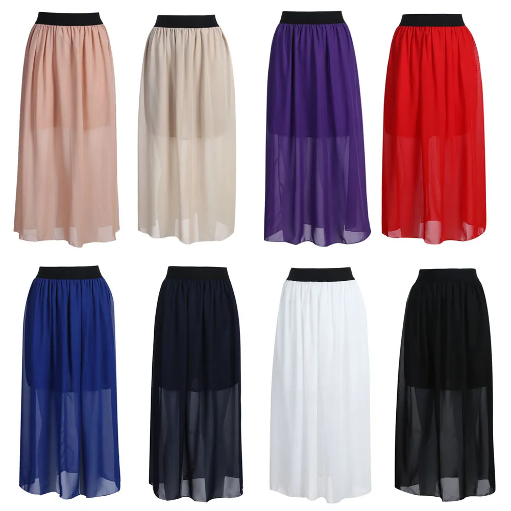 Spring Autumn Women Skirt Clothes Brief Solid Color Velvet Fashion High Waist Elegant LongSkirt Female Fashion Casual Skirts