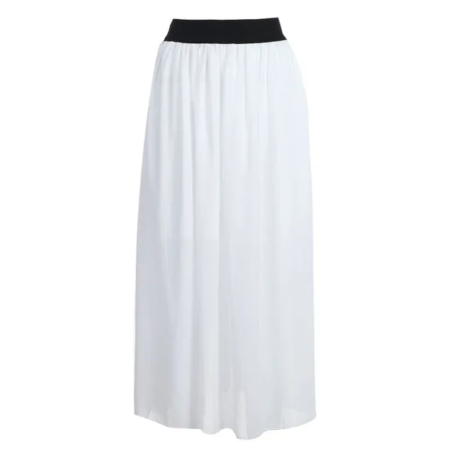 Spring Autumn Women Skirt Clothes Brief Solid Color Velvet Fashion High Waist Elegant LongSkirt Female Fashion Casual Skirts