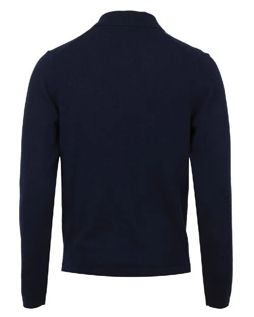 STENSTROMS | Cashmere Polo Shirt | Navy