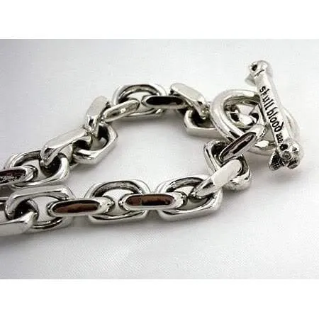 Sterling Silver Diamond Skull Necklace