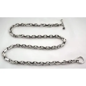 Sterling Silver Diamond Skull Necklace