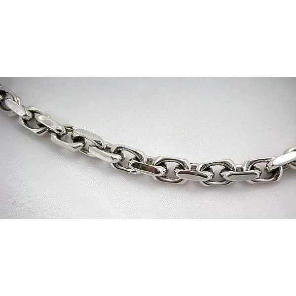 Sterling Silver Diamond Skull Necklace
