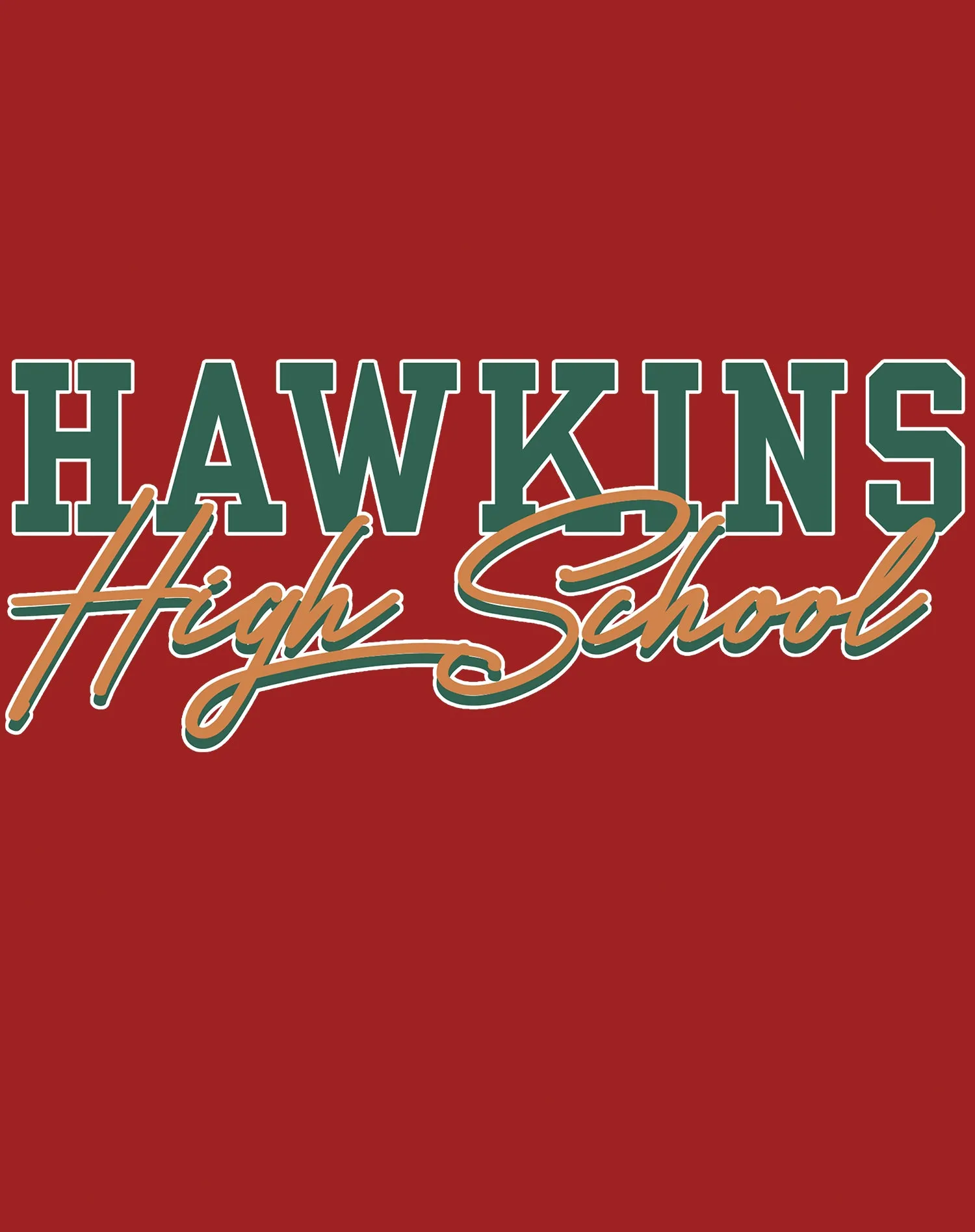 Stranger Things Hawkins High Logo Classic Men's T-Shirt