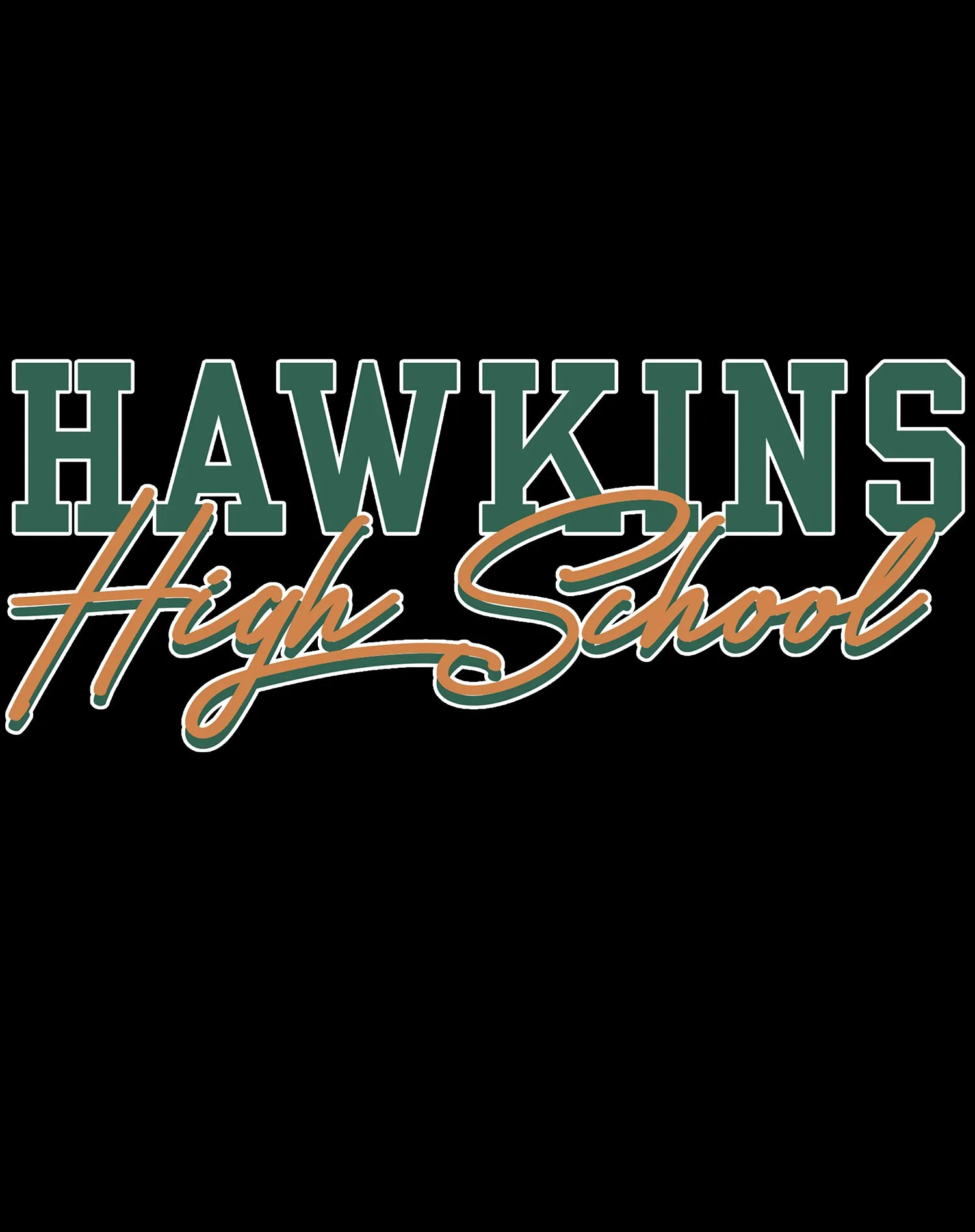 Stranger Things Hawkins High Logo Classic Men's T-Shirt