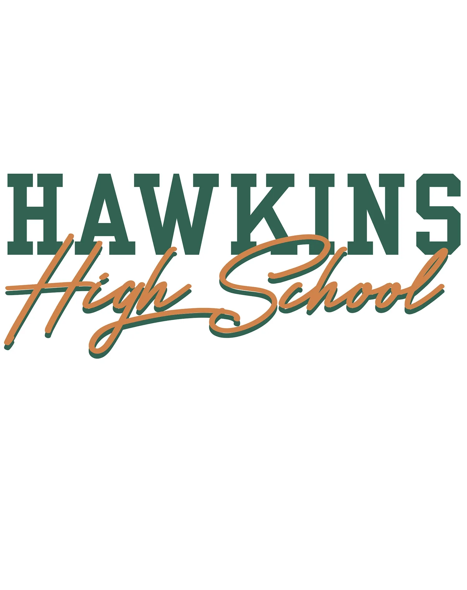 Stranger Things Hawkins High Logo Classic Men's T-Shirt