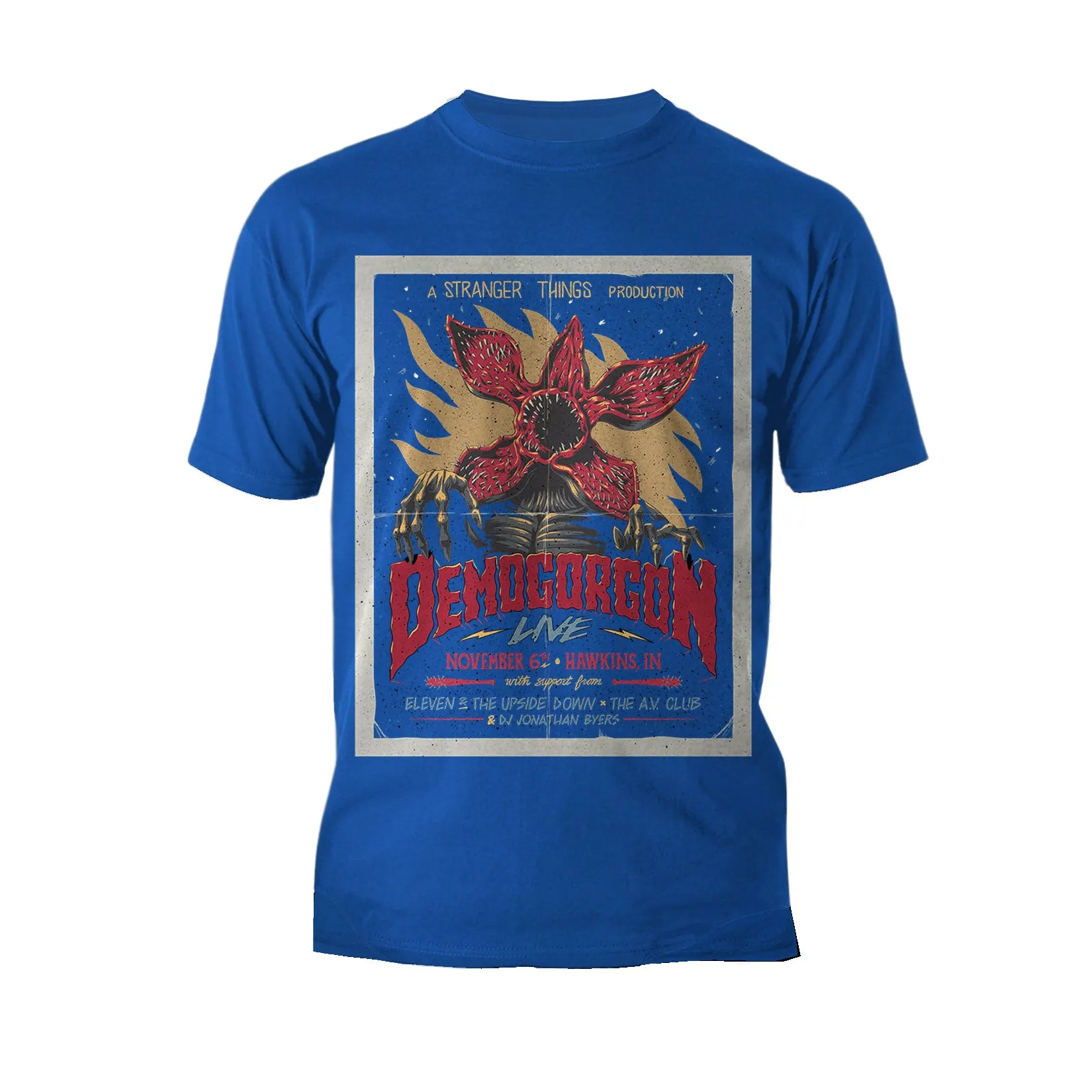 Stranger Things Poster Promo Demogorgon Live Men's T-Shirt