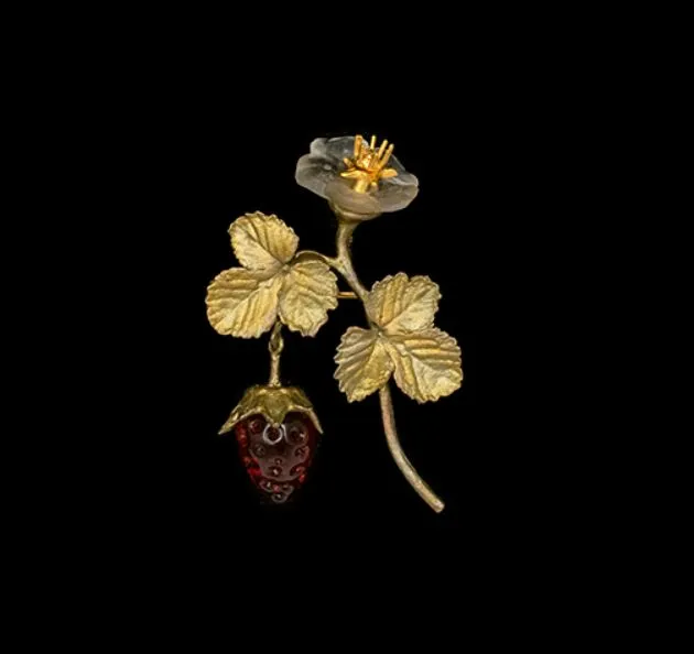 Strawberry Brooch
