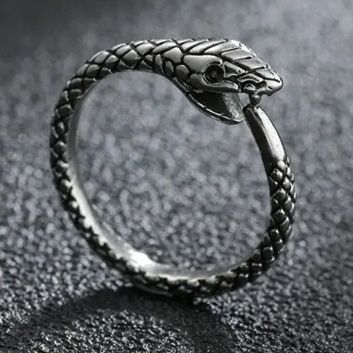 Street Punk Pagan Snake Ring