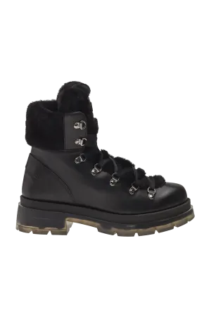 Swansea Transparent Sole Shearling Boots