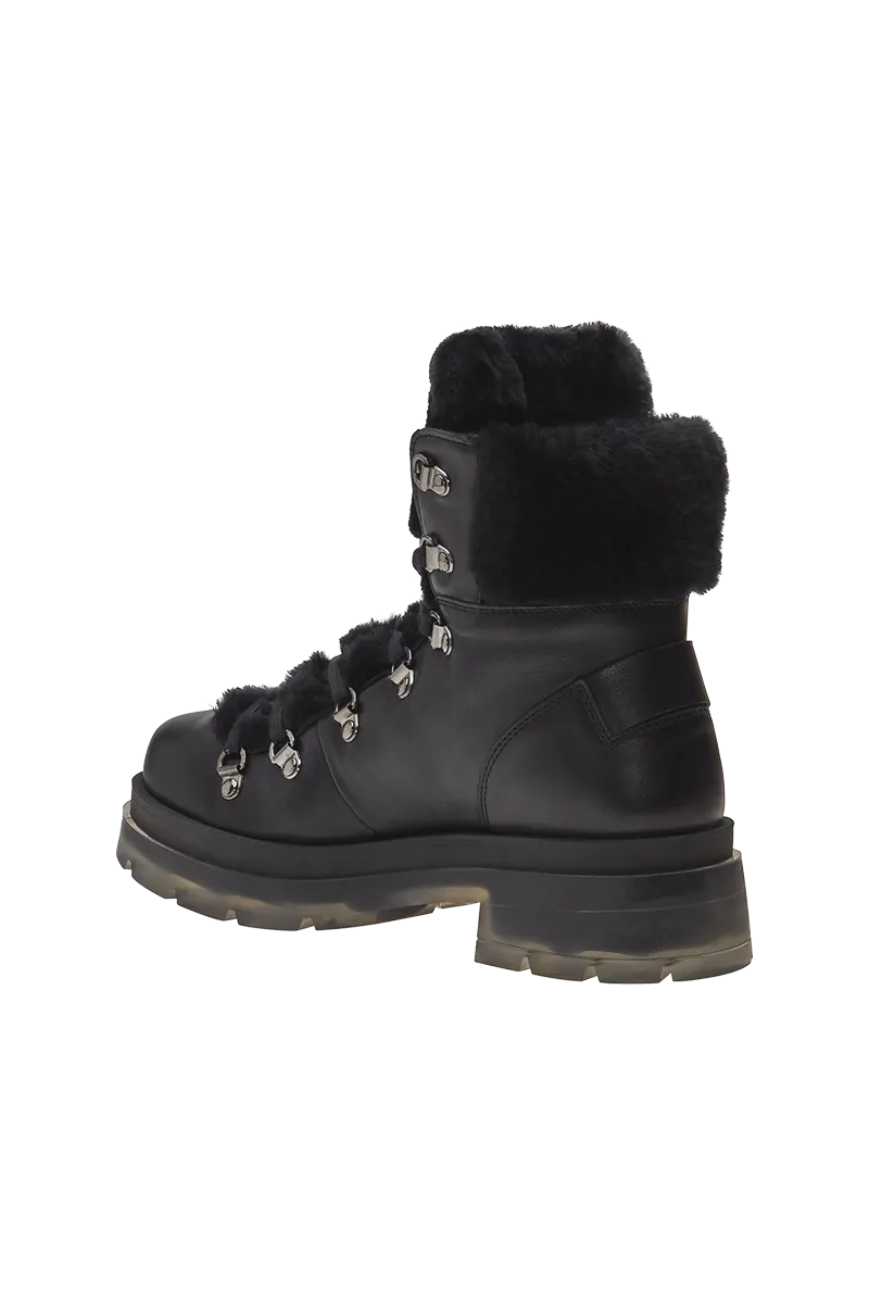 Swansea Transparent Sole Shearling Boots