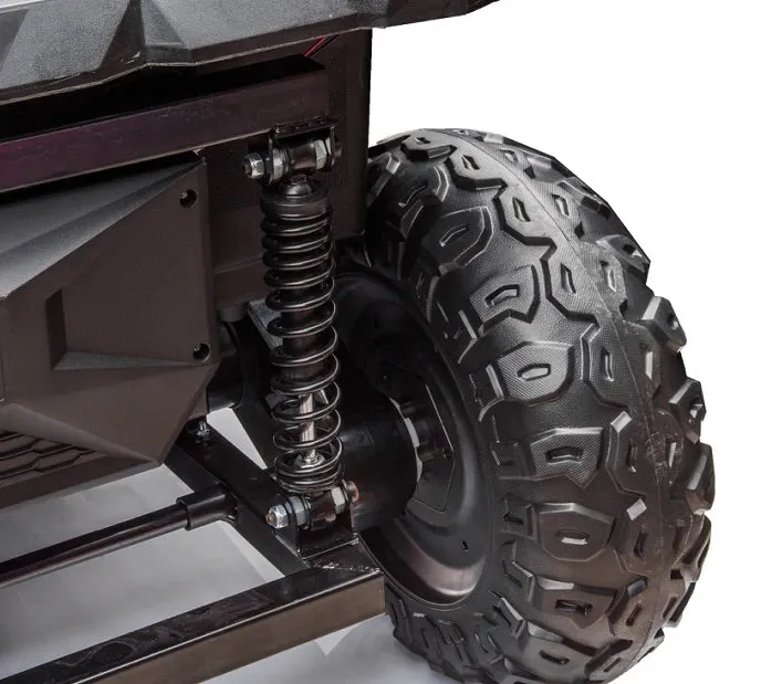 The 2025 | 4 Seater XXXXL Dune Buggy Ride-On 4x4 | 24V 14AH | Upgraded | Holds 400lbs | Leather Seats | Rubber Tires
