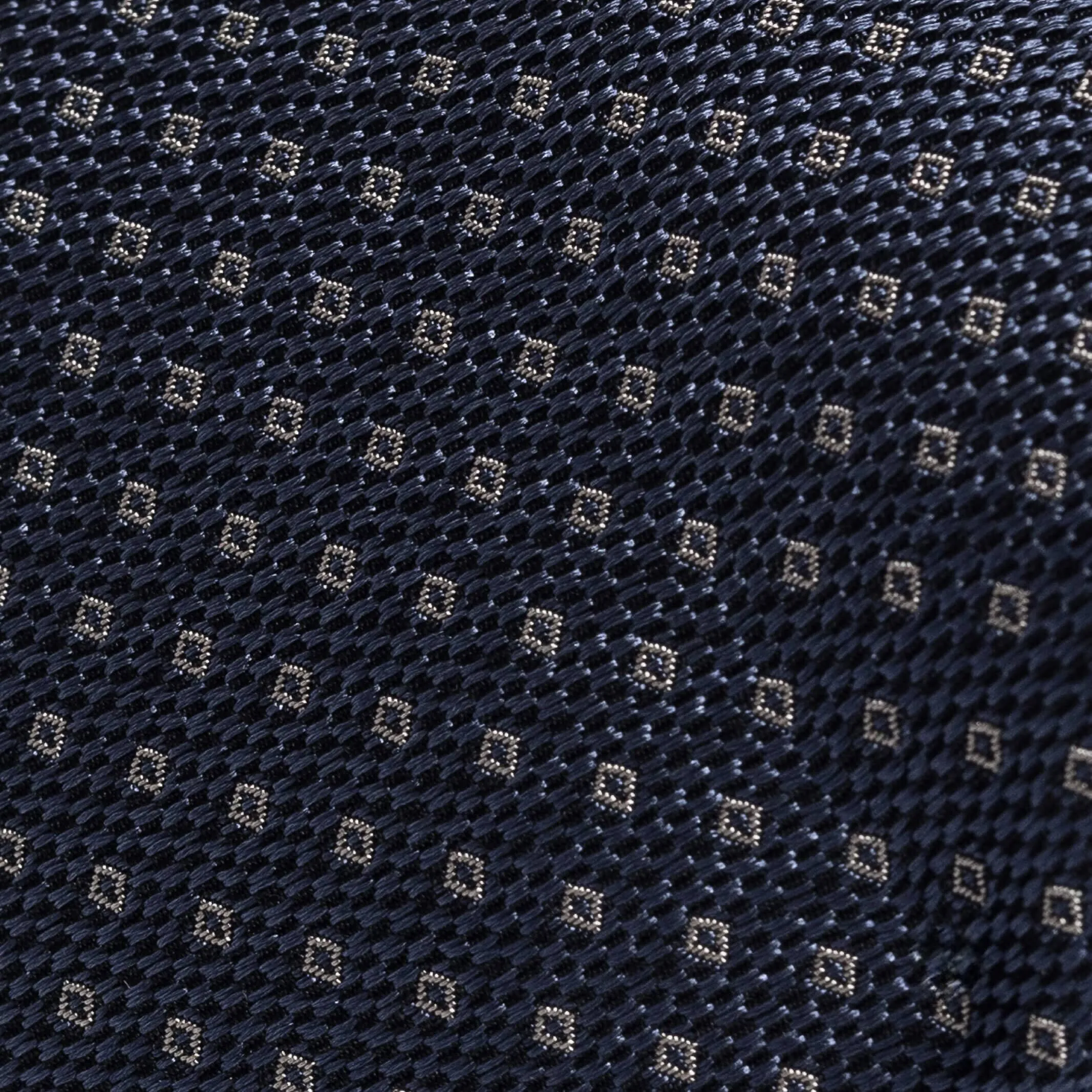 The Blue Monte Silk Cotton Tie