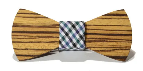 The Felling / Wooden Bow Tie / Cotton Knot