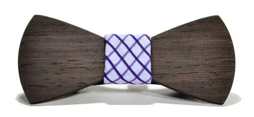 The Manhattan / Wooden Bow Tie / Cotton Knot