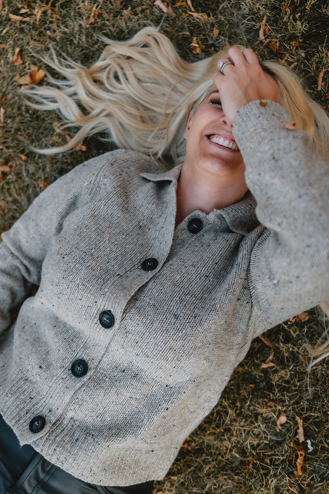 The Renette Button Cardigan by Part Two - Natural - PLUS