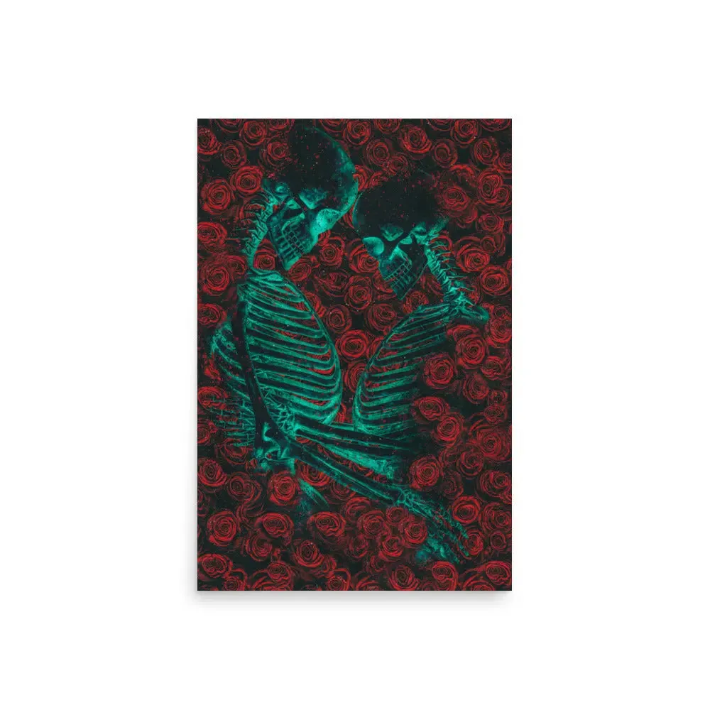 The Skellies – Gothic Art Skeleton Poster