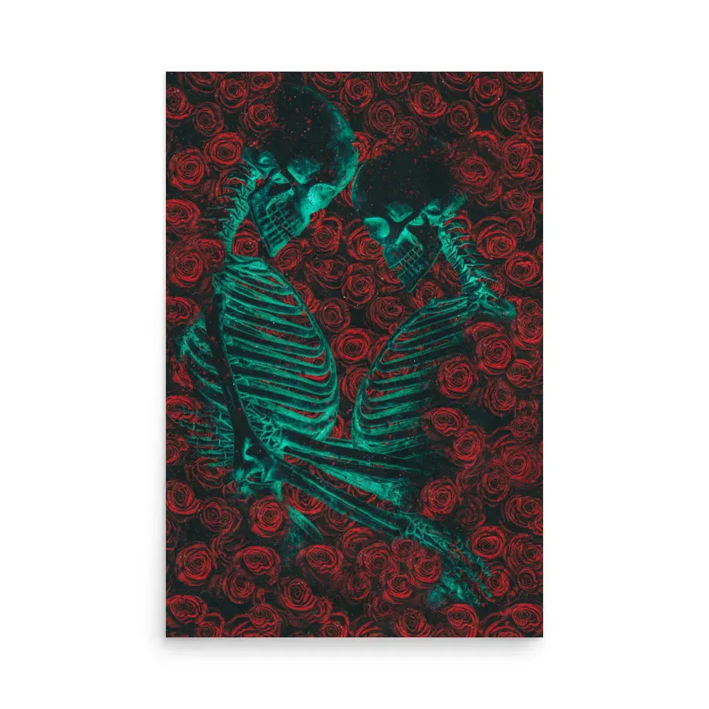 The Skellies – Gothic Art Skeleton Poster