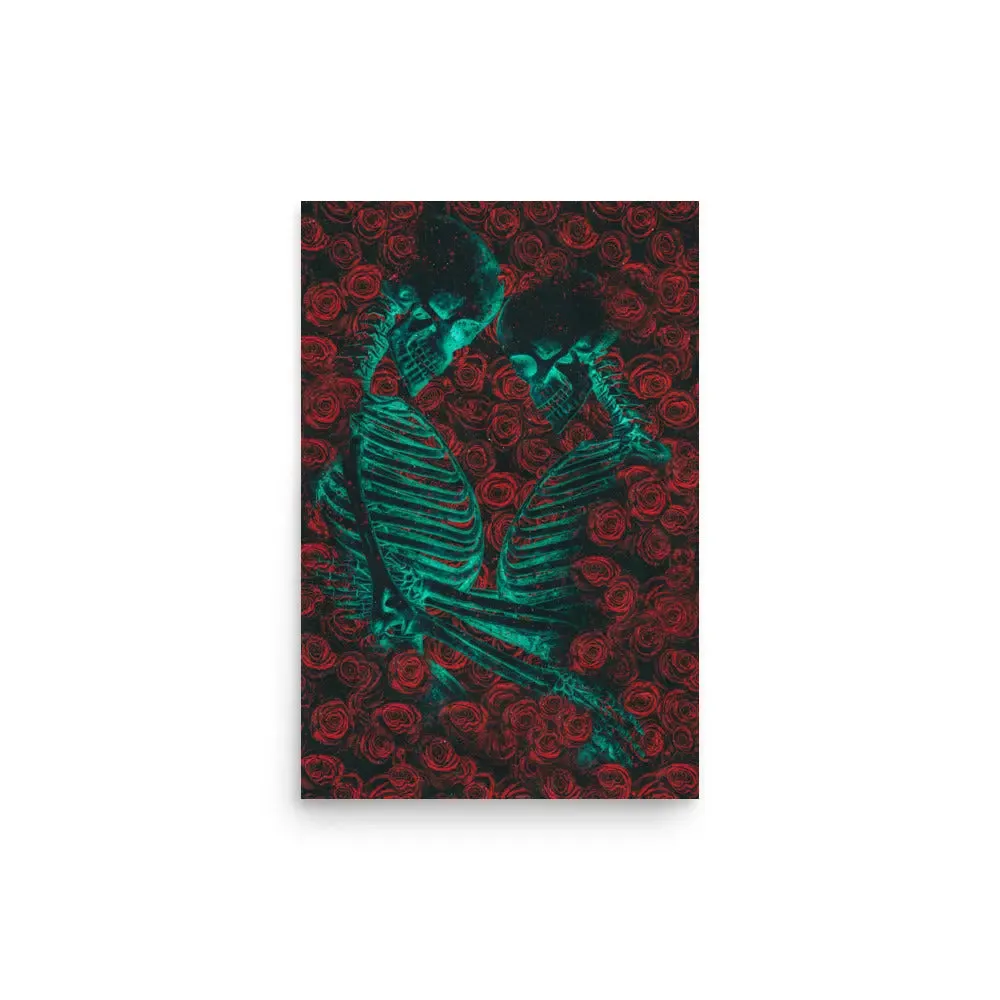 The Skellies – Gothic Art Skeleton Poster