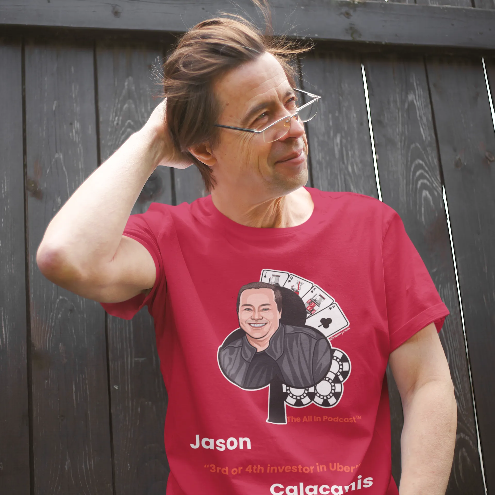 The Suits: Jason Calacanis - Short sleeve t-shirt